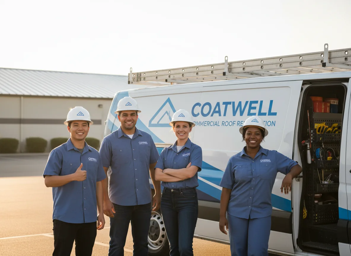 Commercial roof coating company in Ideal, SD